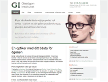 Tablet Screenshot of glasogoninstitutet.com